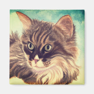 Aimant nuageux Fluffy Cat