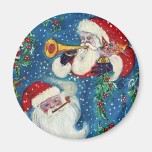 Aimant Nuit de Noël père Noël BUGLER