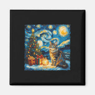 Aimant Nuit étoile Noël norvégien Forêt Art Van Go