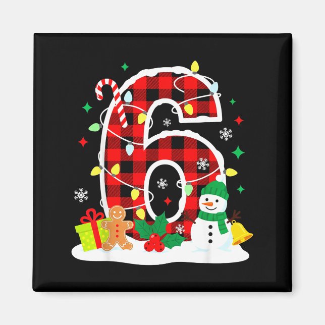 Aimant Number 6 Funny 67 Six Seven Meme Matching Couple C (Devant)