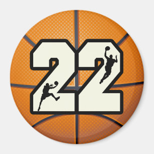 Aimant Numéro 22 Basketball