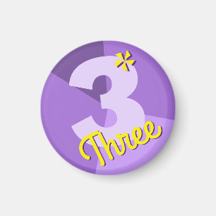 Aimant Numéro du gestionnaire de blocs de couleurs rétrov