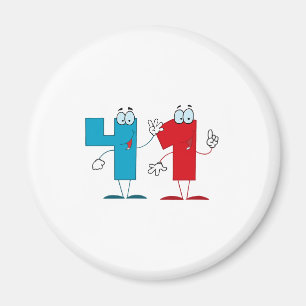 Aimant Numéro heureux 41