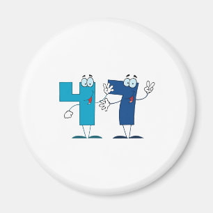 Aimant Numéro heureux 47