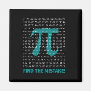 Aimant Numéro Pi Math Dire Avec Numéro Pi Trouver La Mist