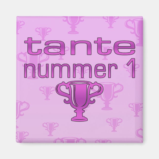 Aimant Numéro Tante 1 (Devant)
