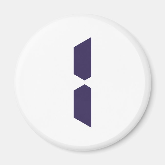 Aimant Numéro - Un - 1 (Devant)