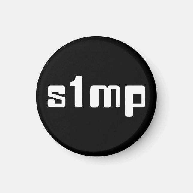 Aimant Numéro Un Simp (Devant)