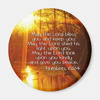 AIMANT NUMÉROS 6:24 BIBLE VERSE - QUE L'ÉTERNEL TE BÉNUE