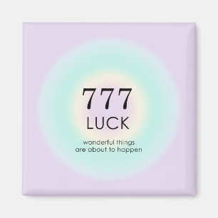 Aimant Numéros d'ange Numérologie 777 Chuck