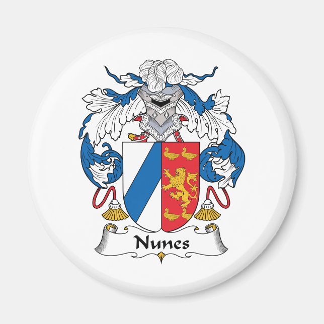 Aimant Nunes Family Crest (Devant)
