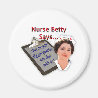 Aimant Nurse Betty dit, "Mets tes culottes aux grandes fi