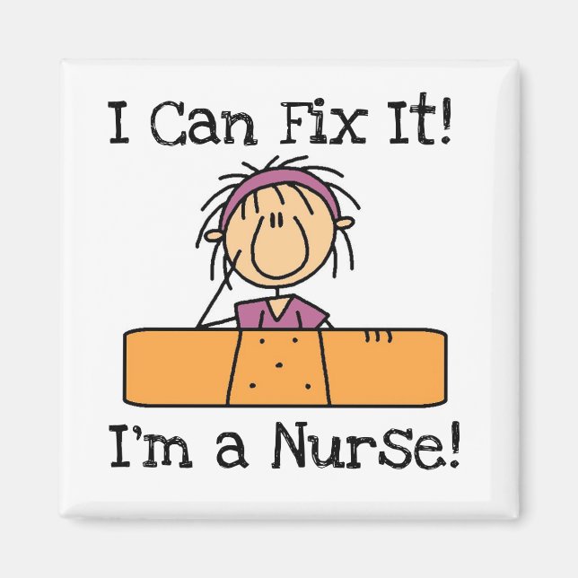 Aimant Nurse I Can Fix It T-shirts et cadeaux (Devant)
