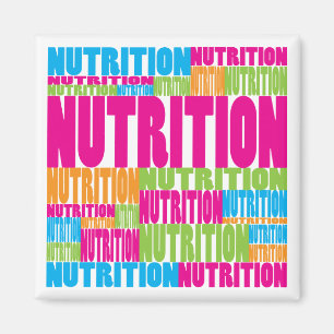 Aimant Nutrition colorée