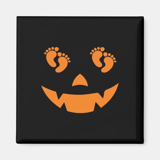 Aimant Ob Infirmière Livraison Travail Halloween (Devant)