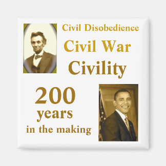 Aimant Obama et l'histoire des USA