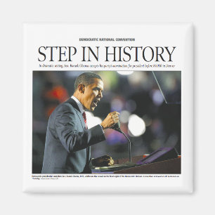 Aimant Obama : Étape dans l'aimant d'histoire