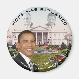 Aimant Obama FDR JFK Hope revient le 20 janvier 2009