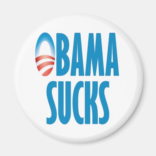 Aimant Obama Sucks (Devant)