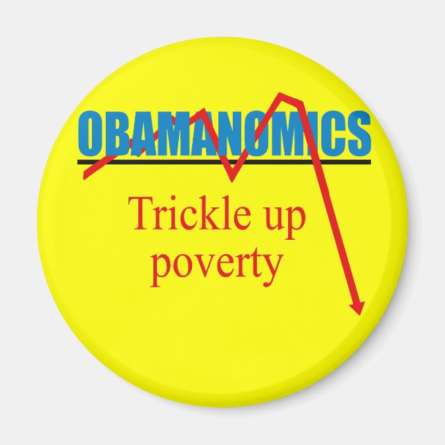 Aimant Obamanomics - Lutter contre la pauvreté (Devant)