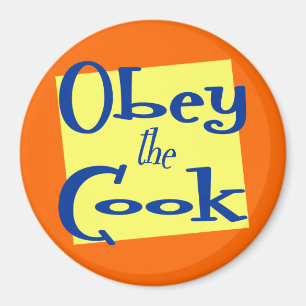 Aimant Obéissez à Cook Funny Kitchen Dire l'aimant