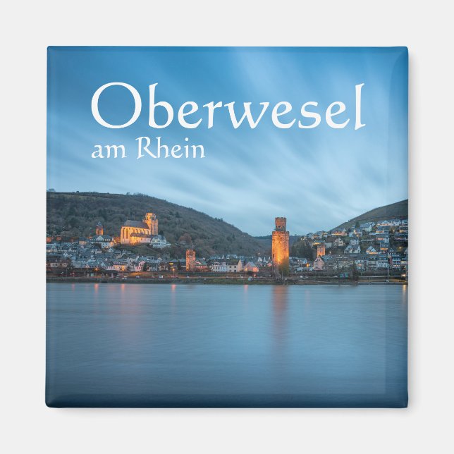 Aimant Oberwesel Allemagne Souvenir (Devant)