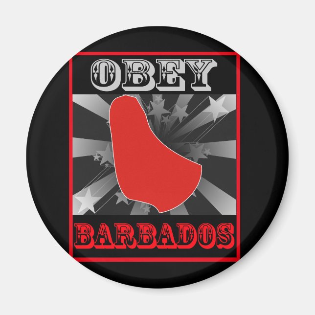 Aimant Obey Barbados (Devant)