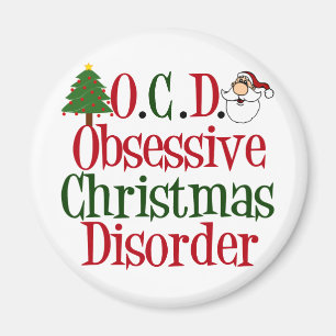 Aimant Obsession de Noël