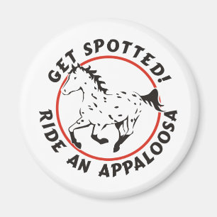 Aimant Obtenez l'Appaloosa repéré de léopard