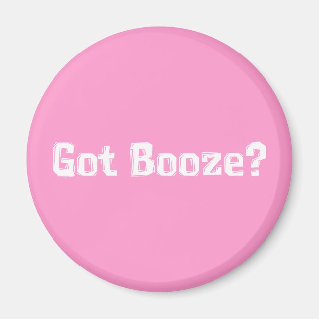 Aimant Obtenir des cadeaux de Booze (Devant)