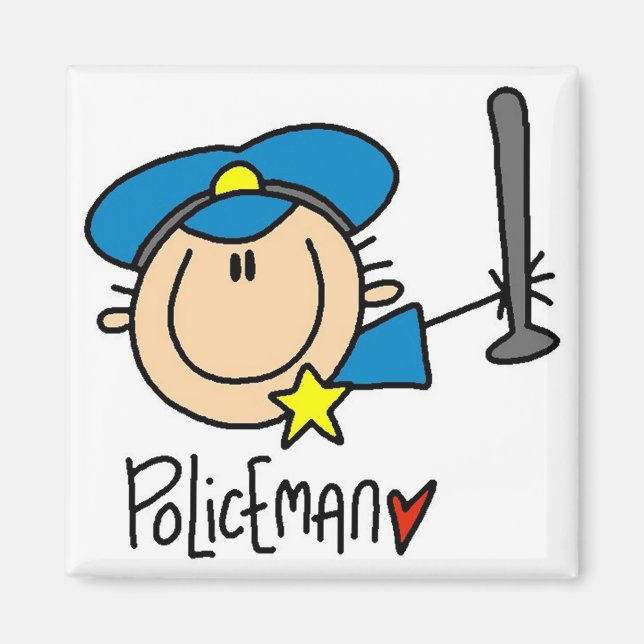 Aimant Occupation des policiers (Devant)