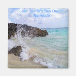Aimant Ocean Wave John Smith’s Bay Beach Bermudes
