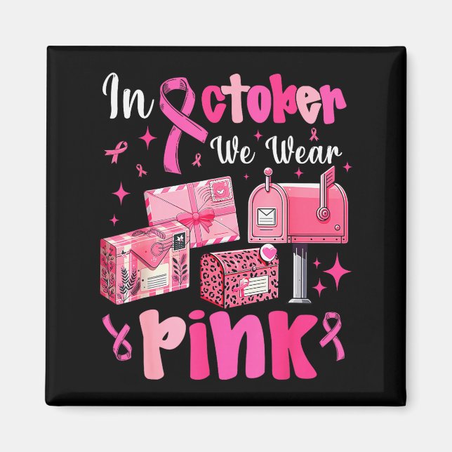Aimant October We Wear Nk Breast Cancer Awareness Stal Wo (Devant)