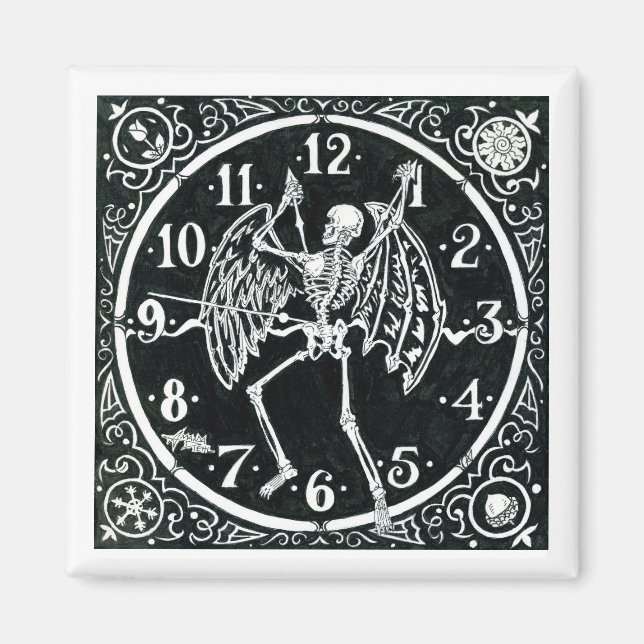 Aimant Octobre 2018 Jour 14 - Horloge Morale (Devant)