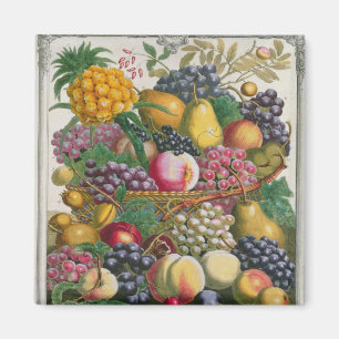 Aimant Octobre, de 'douze mois de fruits