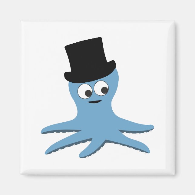 Aimant Octopus bleu (Devant)