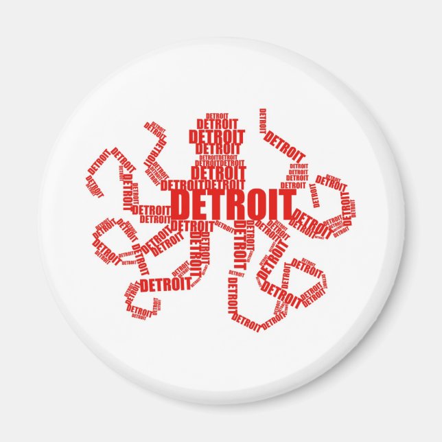 Aimant Octopus de Détroit (Devant)