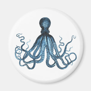 Aimant Octopus kraken nautical coastal ocean beach sea