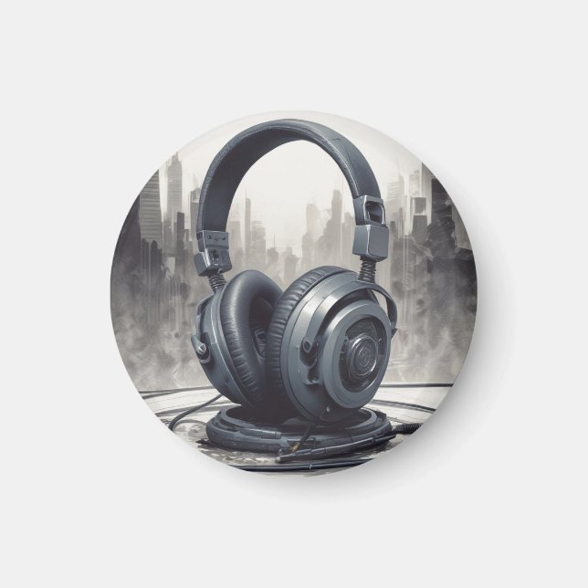 Aimant Odeur musicale pour écouteurs (Devant)