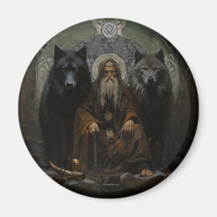 Aimant Odin's Wolves - Geri & Freki