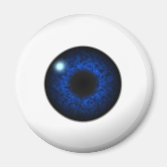 Aimant oeil bleu (Devant)