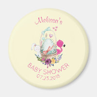 Oeuf mignon, Flamant rose rose & lapin, Baby showe