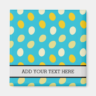 Aimant OEufs couleur bleu blanc jaune Nets d'oiseaux Natu