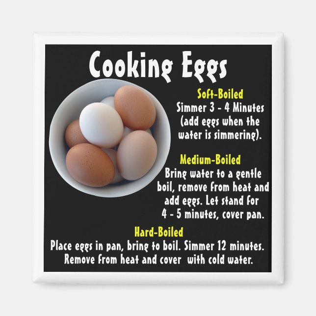 Aimant OEufs de cuisine (Devant)