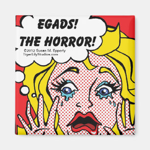 Aimant OEufs "Une Touche de Humour", L'Horreur !Magnet