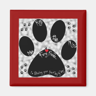 Aimant Oeuvre d'art de Paw Cat
