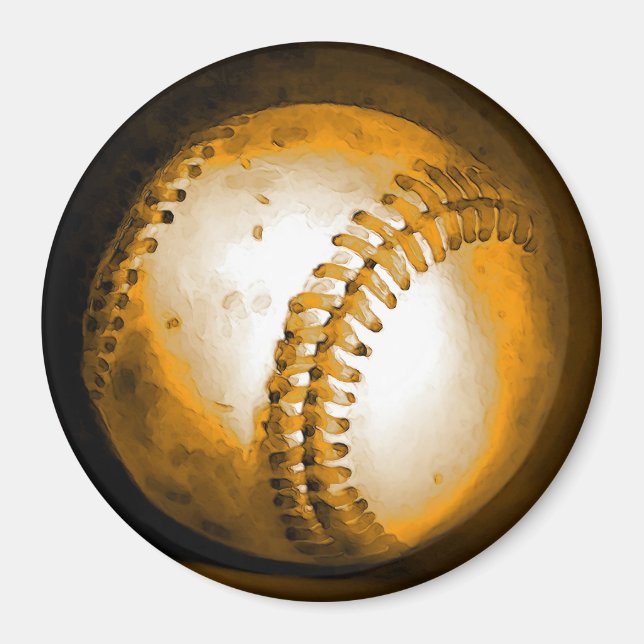 Aimant Oeuvre De Baseball (Devant)