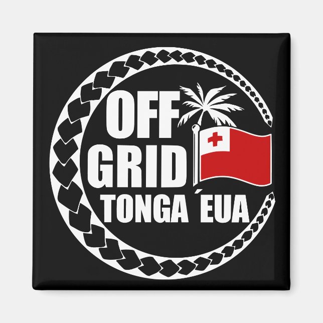 Aimant Off Grid Tonga Eua Lifestyle (Devant)