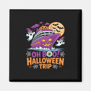Aimant Oh Boo Voyage Halloween Fantôme Ts Navire Épouvant