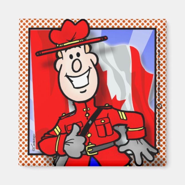 Aimant Oh Canada EH ! (Devant)